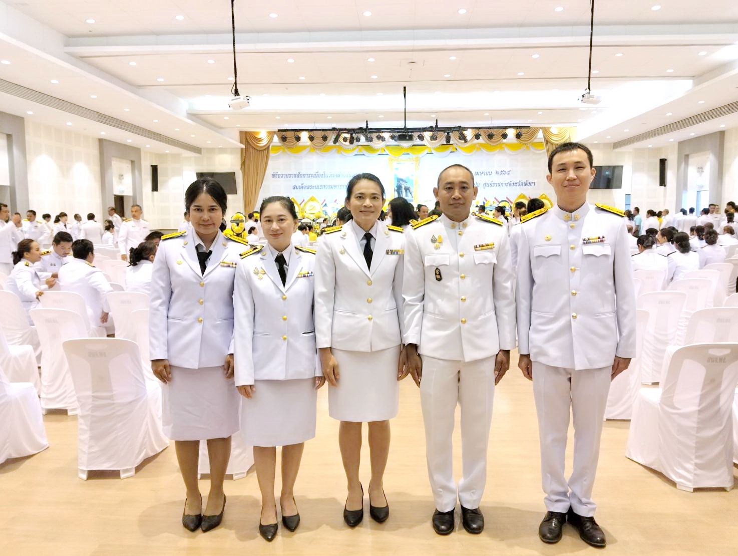 วันที่ 25 เมษายน 2568 เทศบาลตำบลคึกคัก เข้าร่วมพิธีถวายราชสักการะเนื่องในวันคล้ายวันสวรรคตสมเด็จพระนเรศวรมหาราช ณ หอประชุมจำปูนศูนย์ราชการจังหวัดพังงา