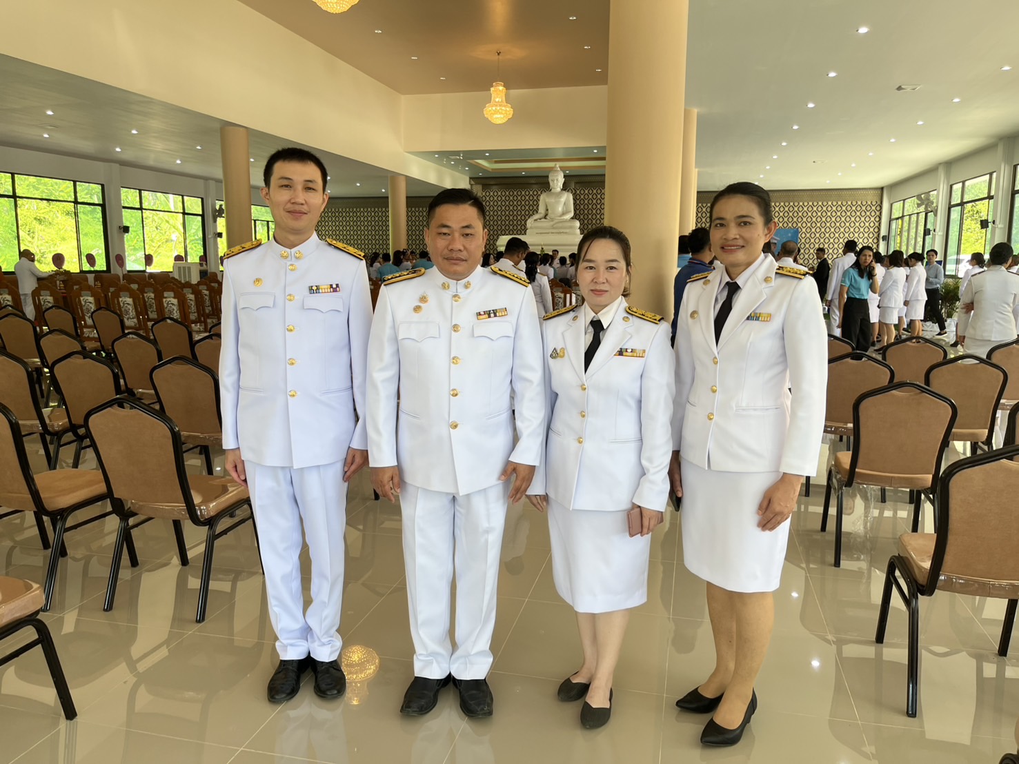 วันที่ 29 เมษายน 2568 เทศบาลตำบลคึกคัก ร่วมพิธีกิจกรรมเนื่องในวันคล้ายวันประสูติสมเด็จพระเจ้าลูกยาเธอ เจ้าฟ้าทีปังกรรัศมีโชติ มหาวชิโรตตมางกูร สิริวิบูลยราชกุมาร ณ วัดประชุมโยธี พระอารามหลวง อำเภอเมืองพังงา