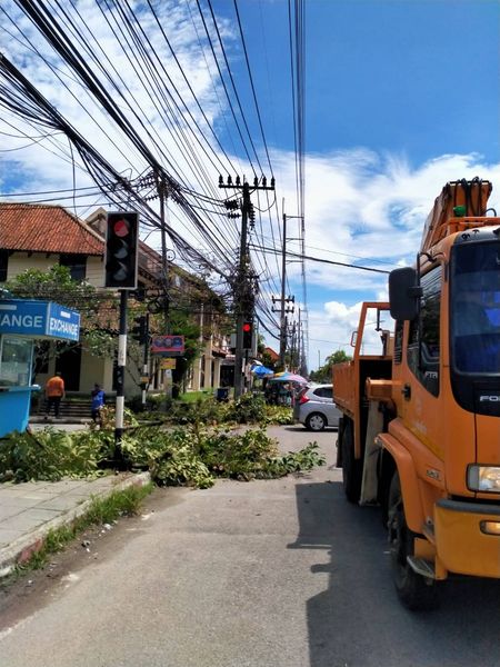 เทศบาลตำบลคึกคัก(งานป้องกันและบรรเทาสาธารณภัย)ได้ดำเนินการตัดไม้บริเวณ บ้านมอร์แกน หมู่ที่ 3 และสามแยกไฟแดงบางเนียง หมู่ที่ 5 ตำบลคึกคัก อำเภอตะกั่วป่า จังหวัดพังงา